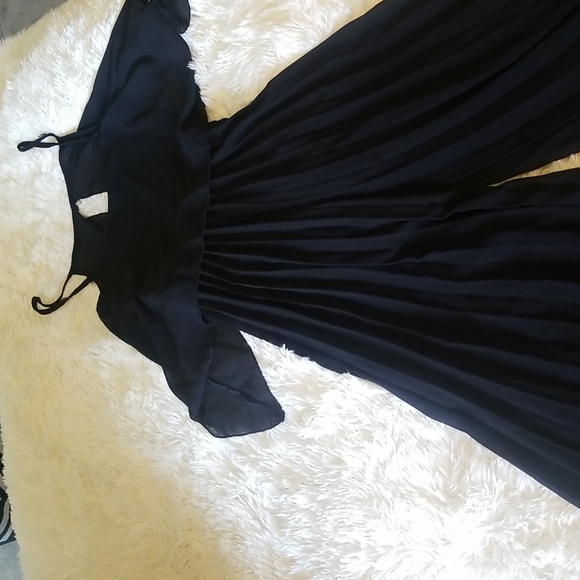 5 for $25 Jumpsuit Open Back Palazzo Bottom Wide Leg - Picture 4 of 10